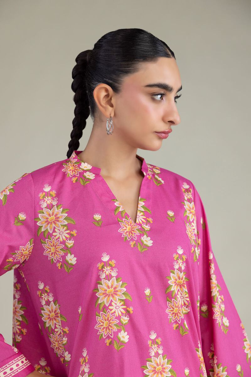 Printed | Cambric | Floral Cambric Kurta | USD 35.00
