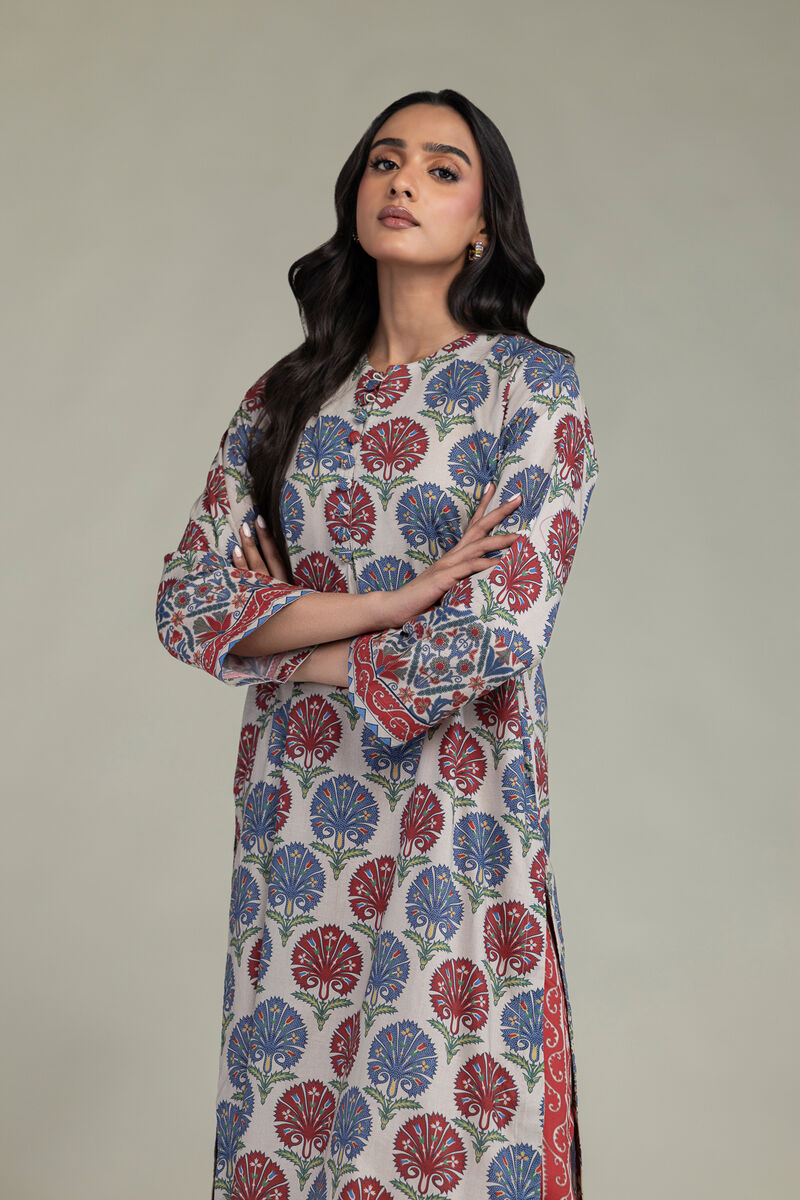 Printed | Cambric | Long Cambric Kurta | USD 35.00