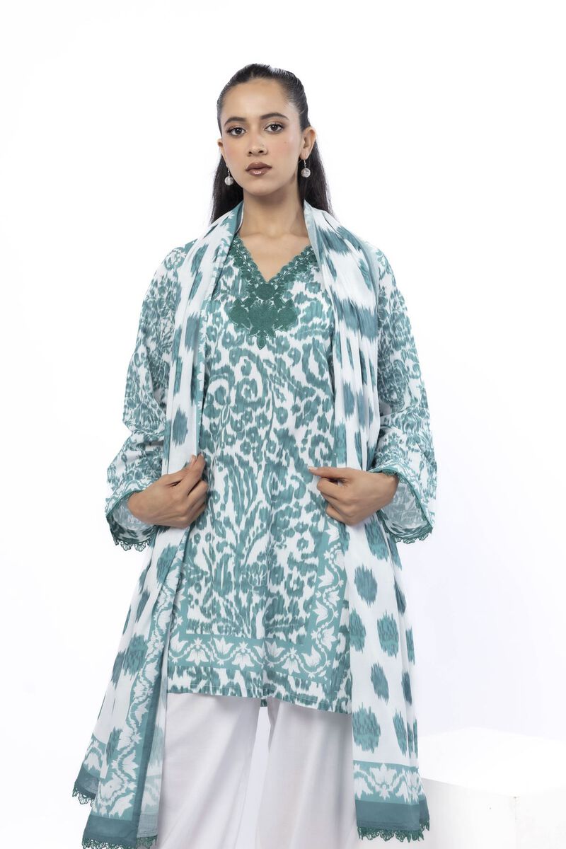 Embroidered | Cambric | Tailored 3 Piece | USD 22.50