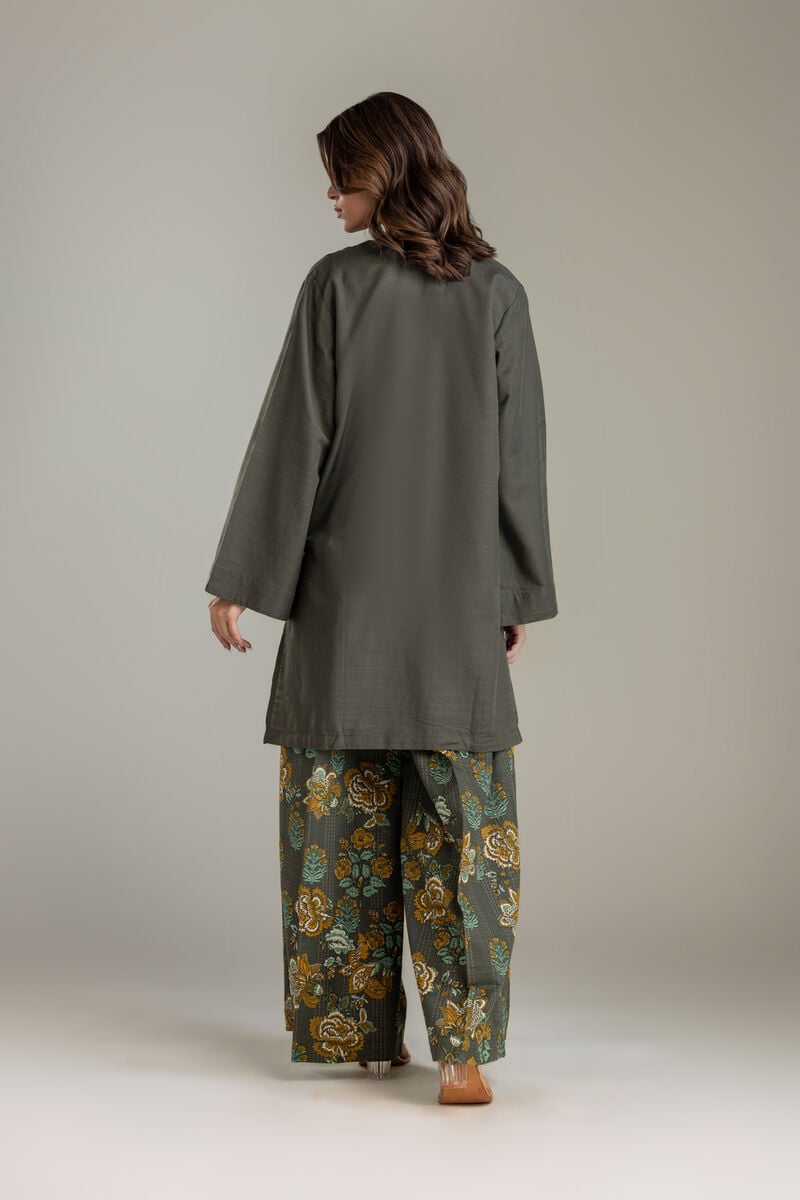 Printed | Light Khaddar | Short V-Neck Kurta | USD 35.00