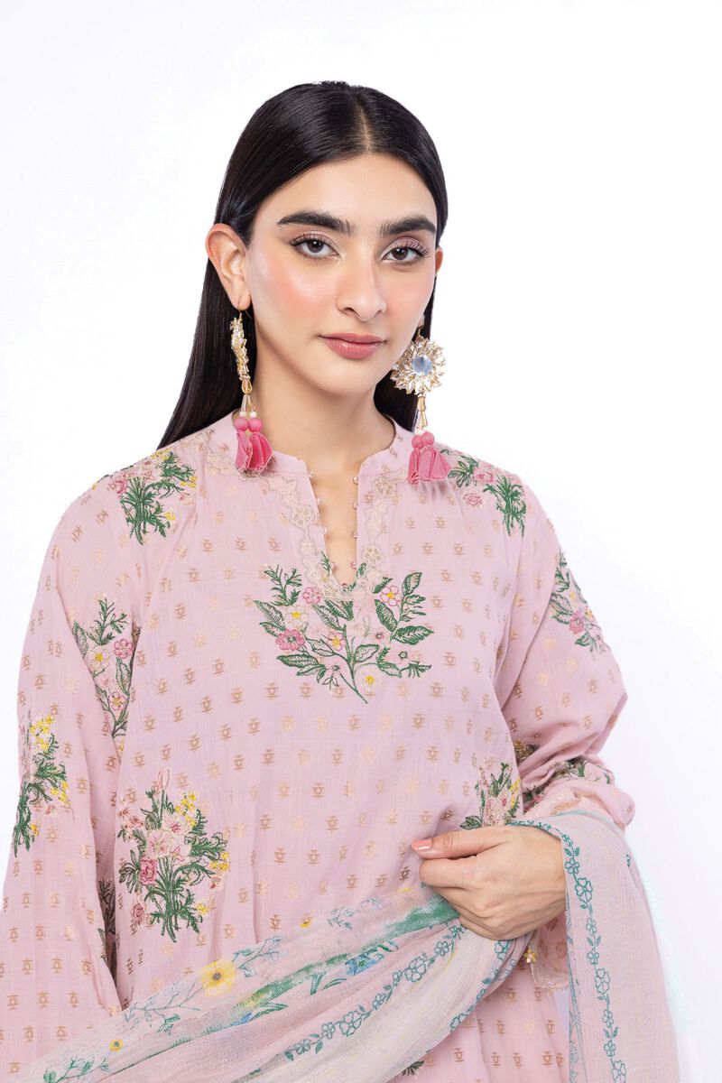 Embroidered | Jacquard | Tailored 3 Piece | USD 85.00