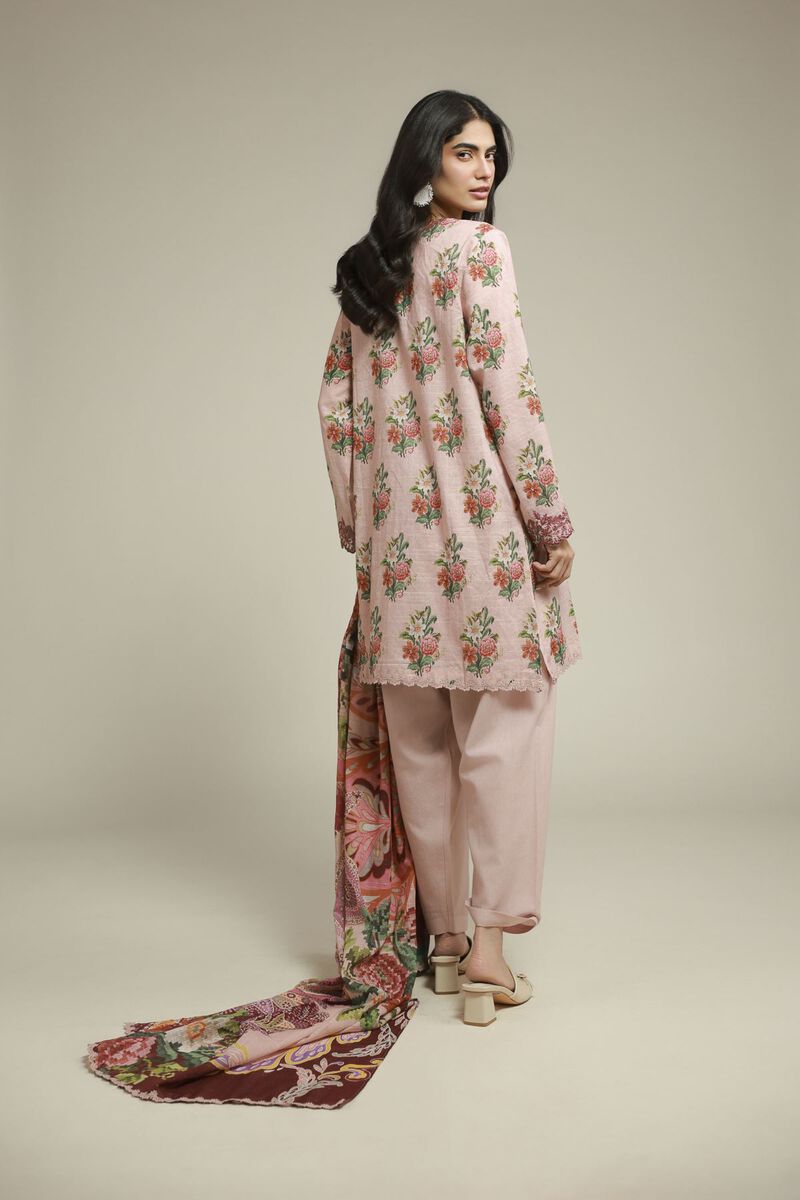 Embroidered | Mesuri | 3-piece Tailored Set | USD 70.00
