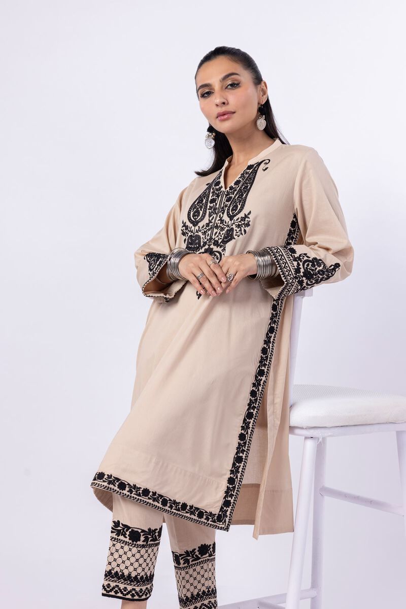 Embroidered | Cambric | Kurta | null