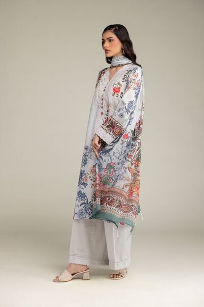 Embroidered | Cambric | Floral Tailored 3-Piece | USD 70.00