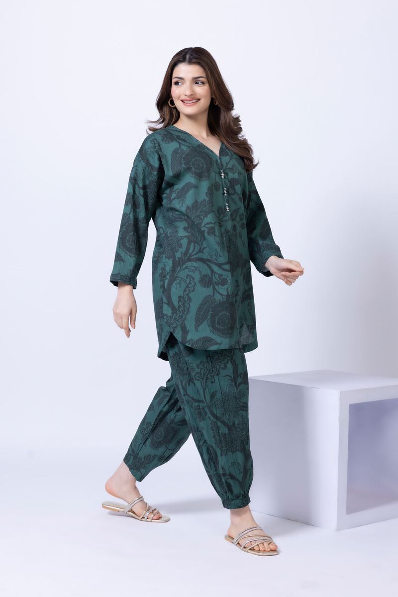 Printed | Ripple Crinkle | Pants | USD 5.40