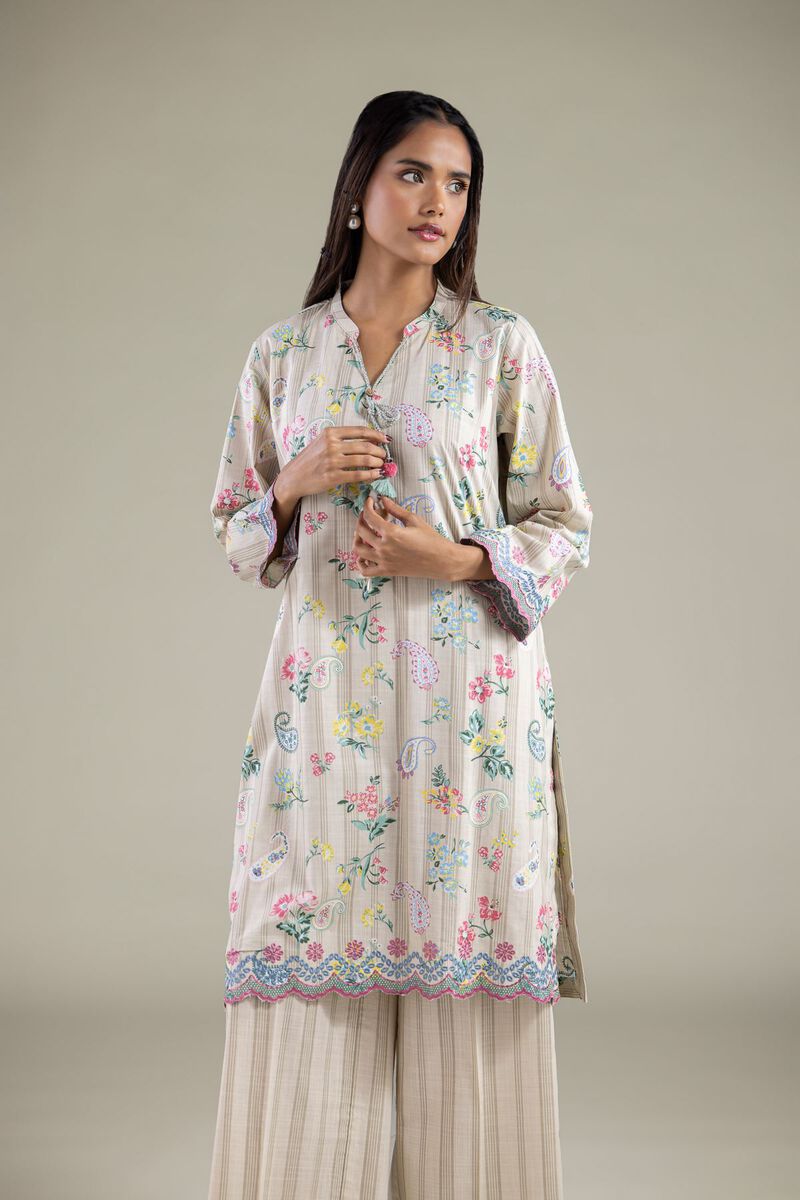 Embroidered | Textured Cotton | Kurta | USD 35.00