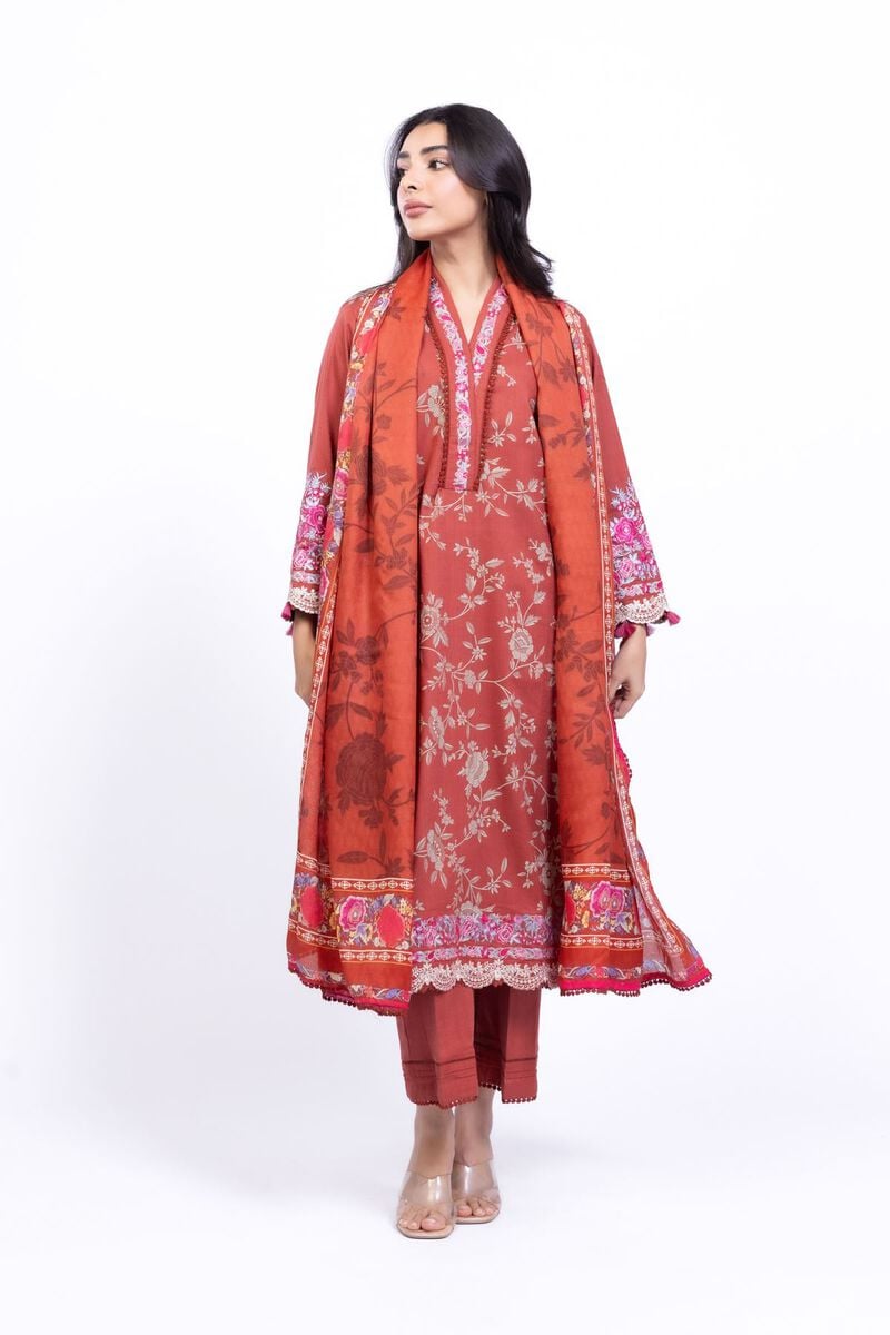 Printed | Dobby Net | Dupatta | USD 11.00