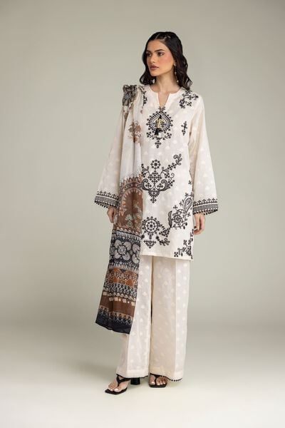 Embroidered | Broshia | Tailored 3 Piece | USD 80.00