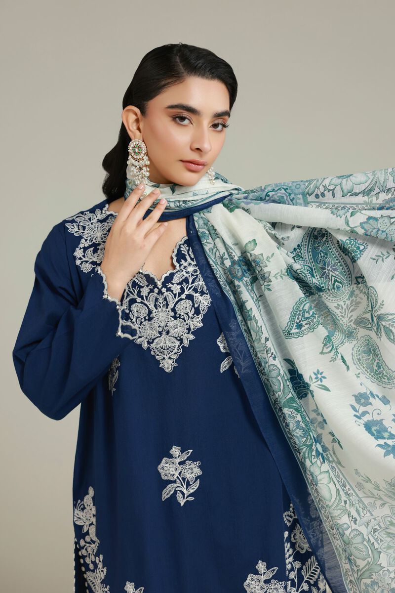 Embroidered | Cambric | Tailored 3 Piece | USD 75.00