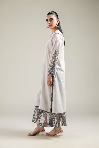 Embroidered | Mesuri | Paisley Printed Pants | USD 30.00