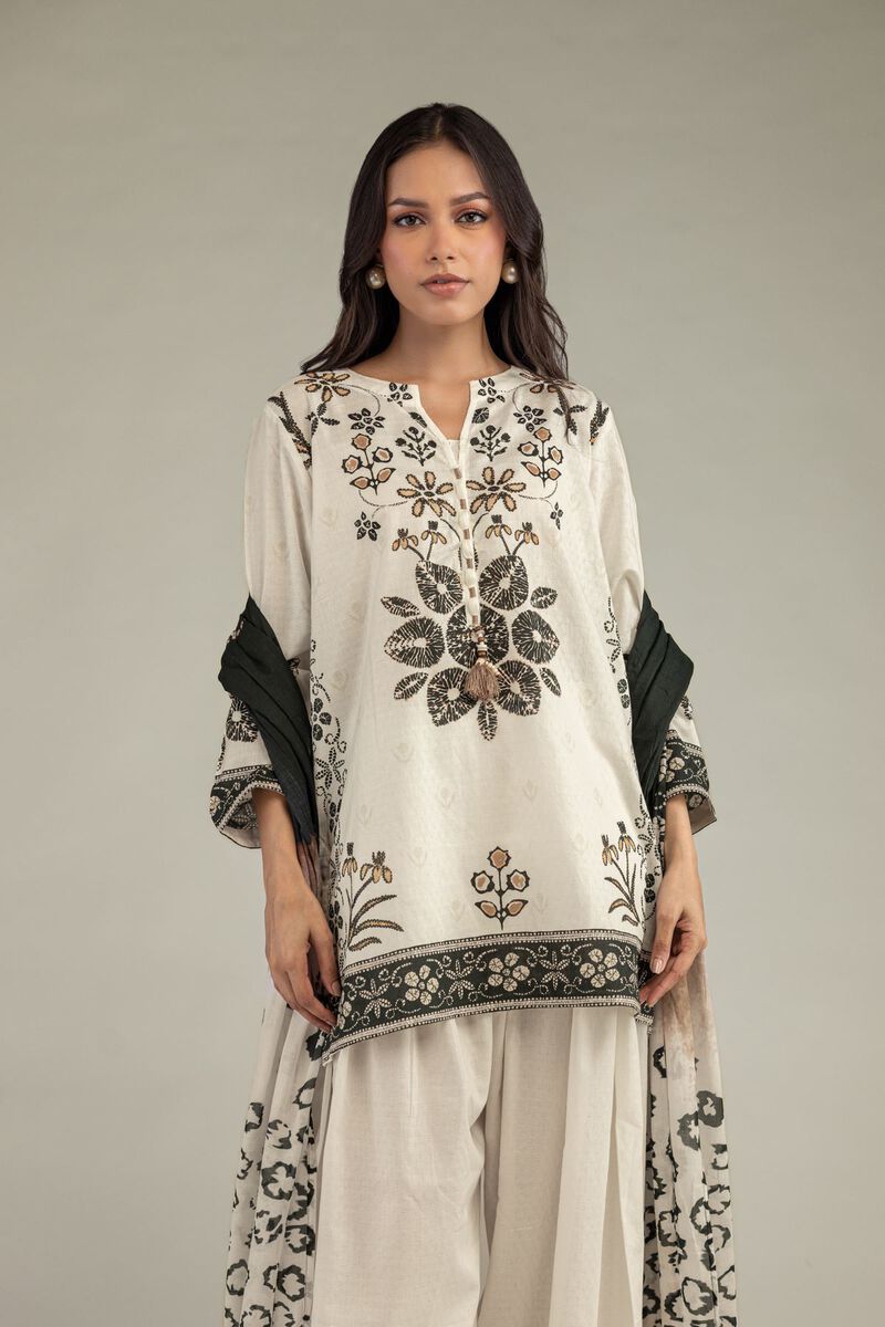 Printed | Cotton Dobby | Short Floral Kurta | USD 30.00