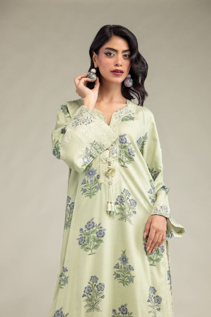Embroidered | Raw Silk | Kurta | USD 60.00