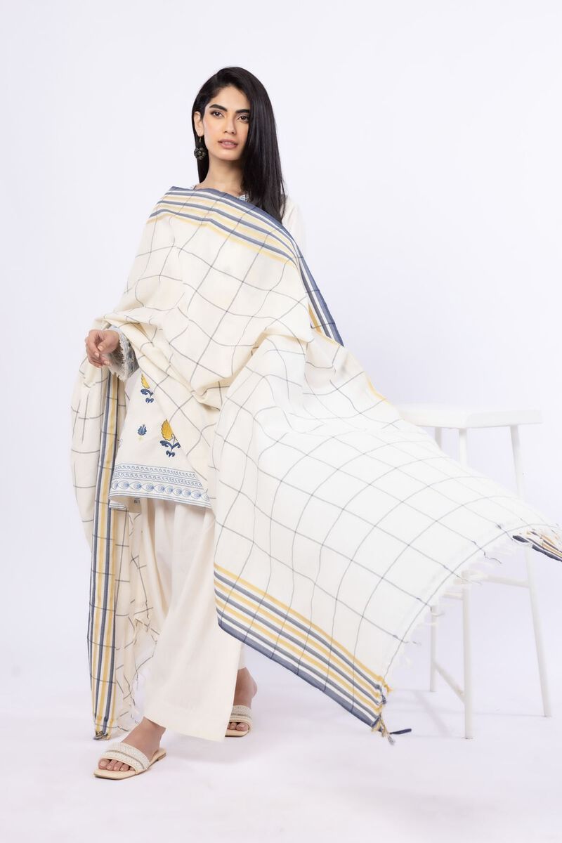 Dyed | Handwoven Cotton | Dupatta | USD 11.50