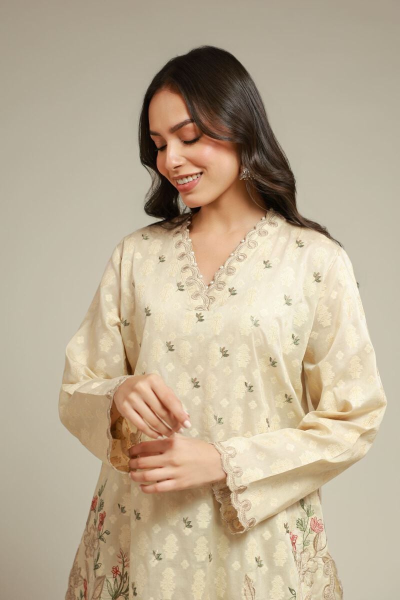 Embroidered | Broshia | Embroidered Tailored 2-Piece | USD 65.00