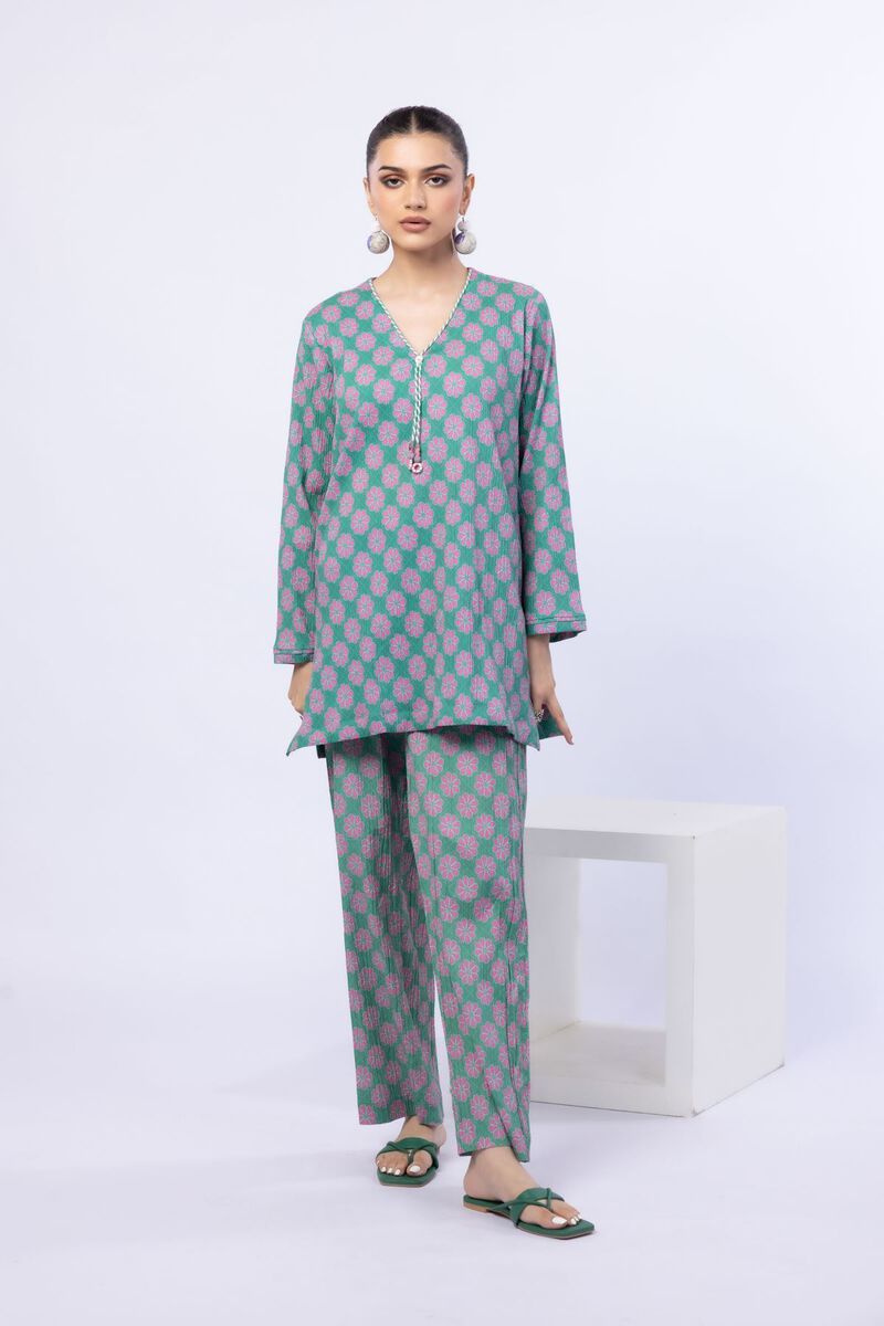 Printed | Ripple Crinkle | Pants | USD 18.00