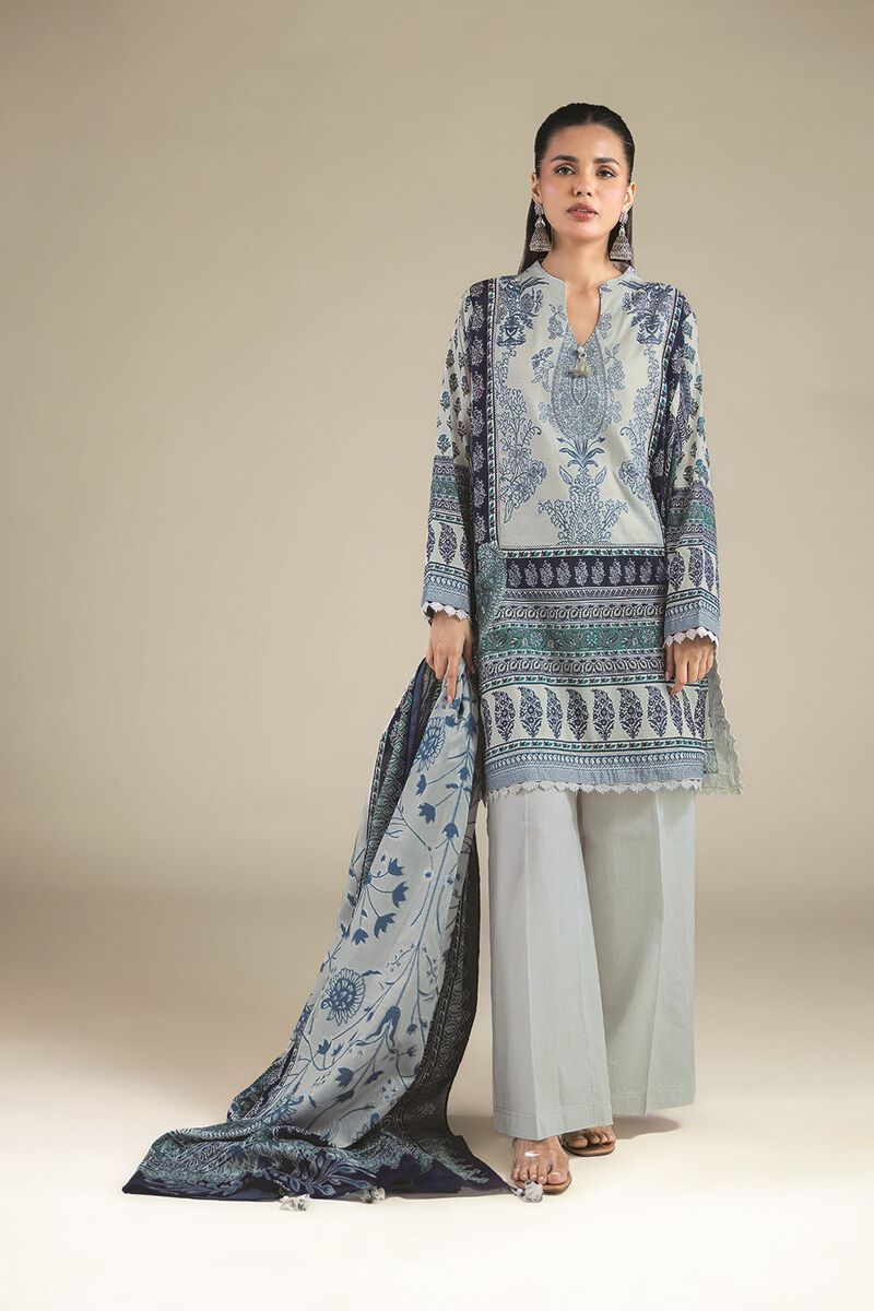 Printed | Jacquard | Floral Tailored Set | USD 65.00