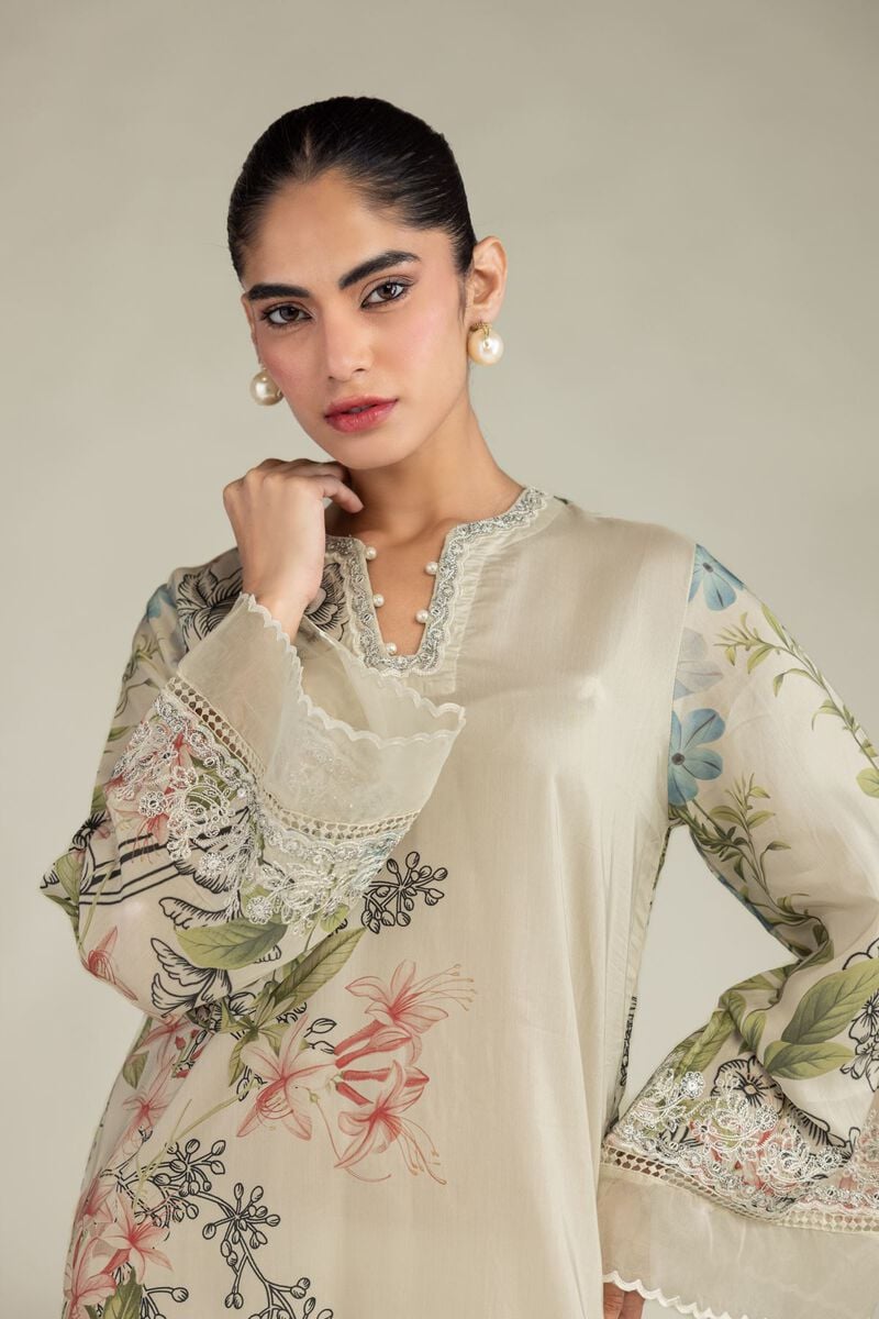 Embroidered | Blended Viscose | Floral Embroidered Kurta | USD 60.00