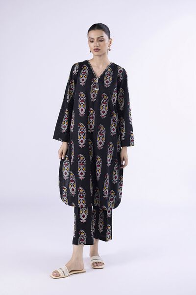 Printed | Crosshatch Poplin | Pants | USD 15.00