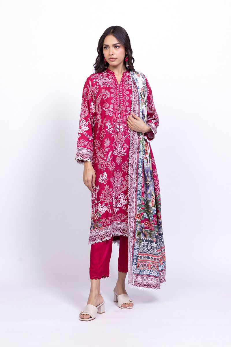 Printed | Satin | Dupatta | USD 11.00