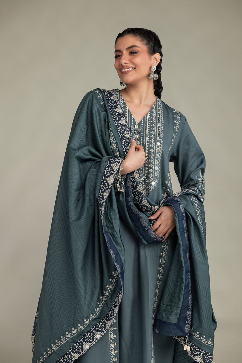 Embroidered | Polyester Silk | Polyster Silk Dupatta | USD 40.00