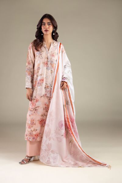 Embroidered | Raw Silk | Pants | USD 35.00