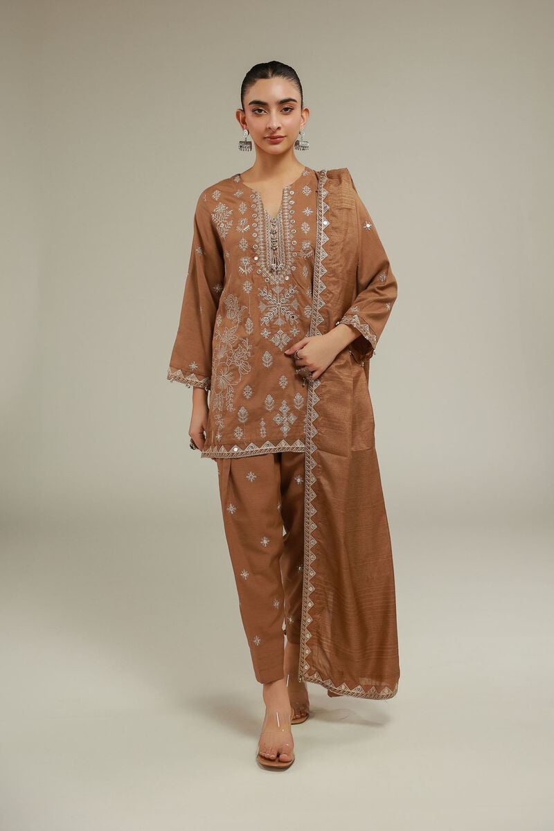 Embroidered | Polyester Silk | Embroidered Formal Dupatta | USD 40.00