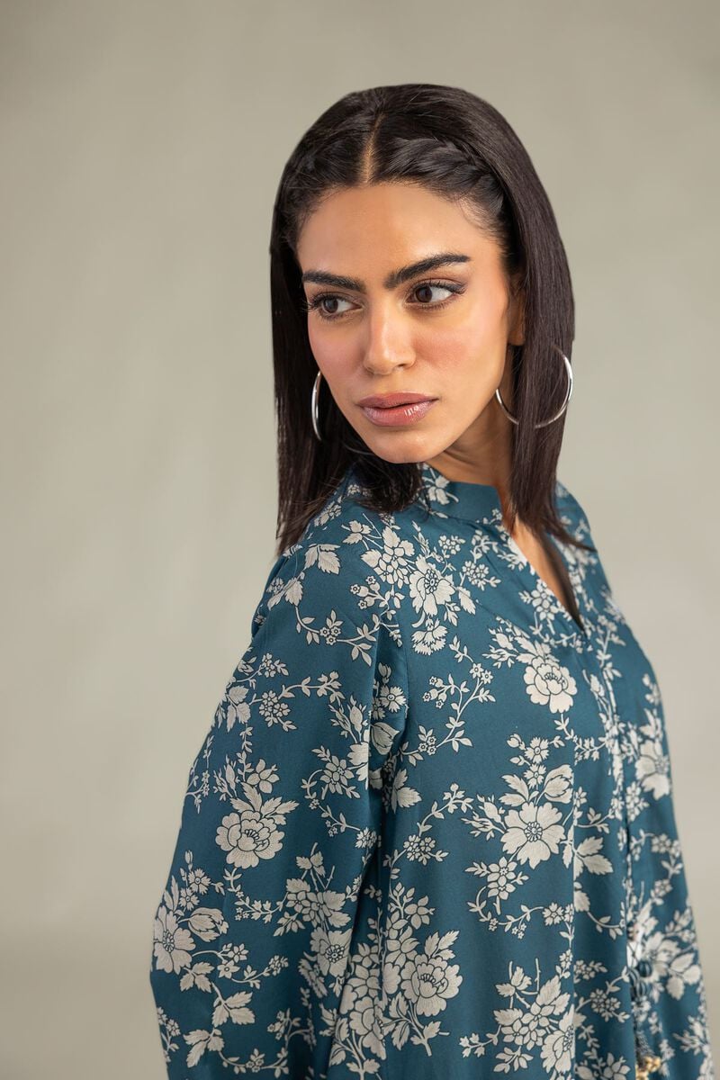 Printed | Cambric | Cambric Longline Kurta | USD 35.00