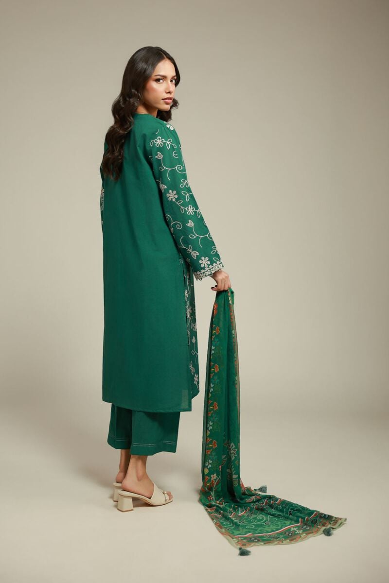 Embroidered | Cambric | Tailored Cambric Set | USD 70.00