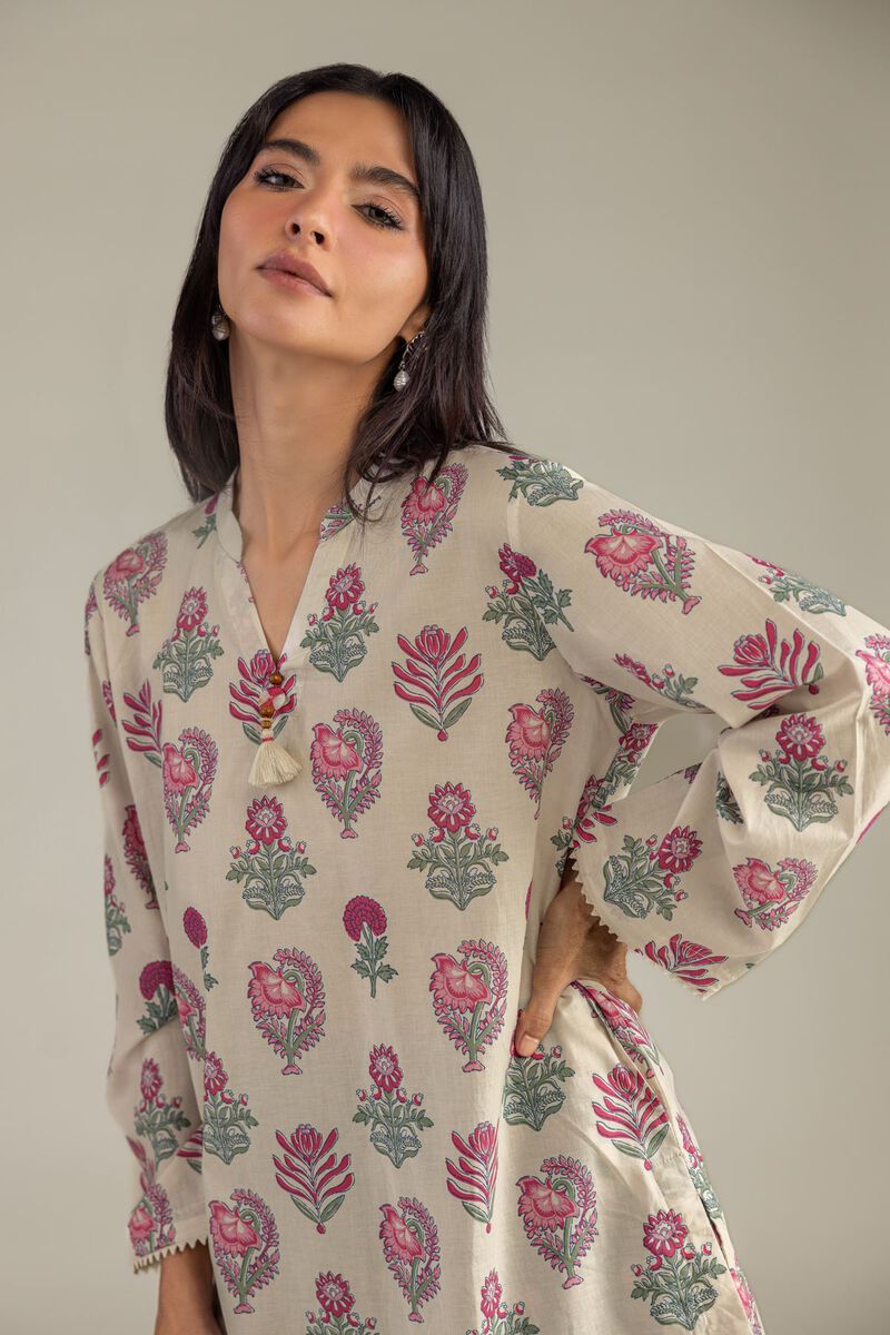 Printed | Cambric | Floral Cambric Kurta | USD 35.00