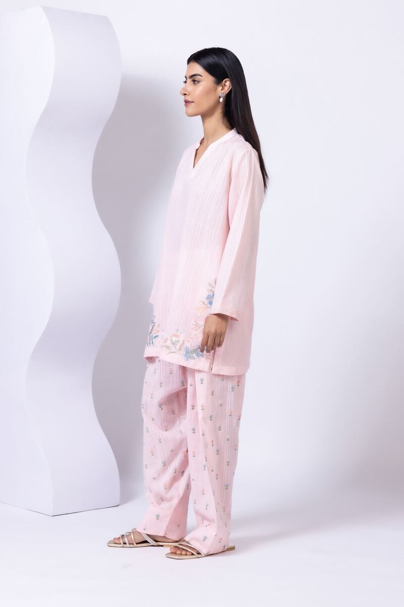 Embroidered | Leno | Pants | USD 6.00