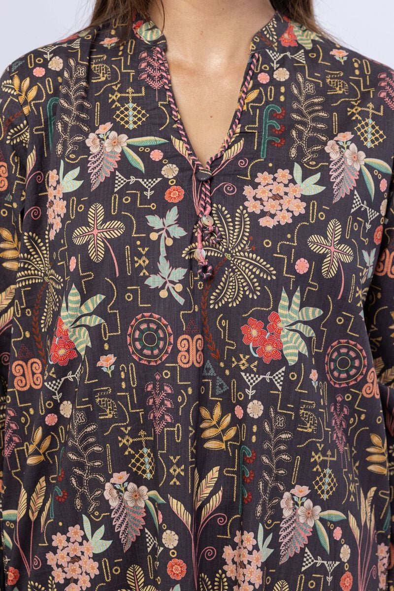 Printed | Crosshatch Poplin | Kurta | USD 12.50