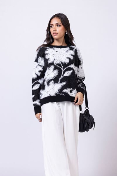 Dyed | Acrylic Feather | Sweater | USD 12.00