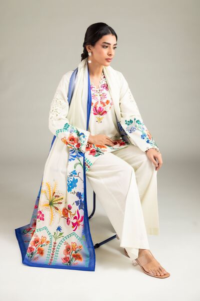 Embroidered | Textured Cotton | Kurta | USD 35.00