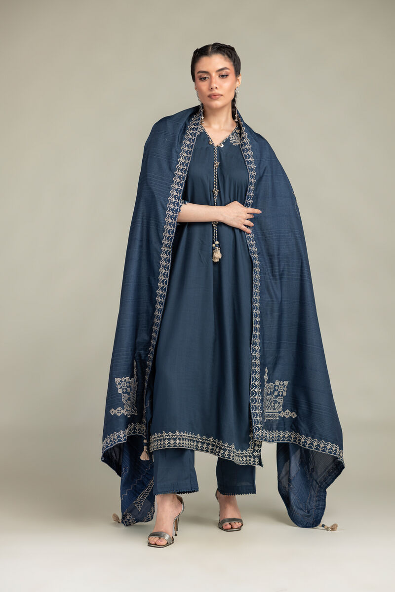Embroidered | Polyester Silk | Polyester Silk Dupatta | USD 40.00
