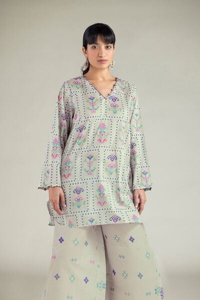 Printed | Cambric | 2-Piece Cambric Tailored | USD 40.00