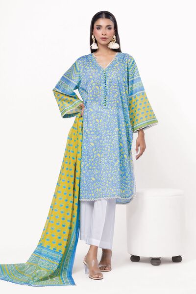 Printed | Lawn | Fabrics 2 Piece | Top and Dupatta | USD 15.00