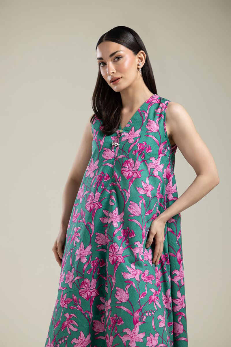 Printed | Cotton Dobby | Sleeveless Cotton Kurta | USD 30.00