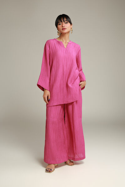 Dyed | Blended Crinkle | Relaxed Crinkle Pants | USD 30.00