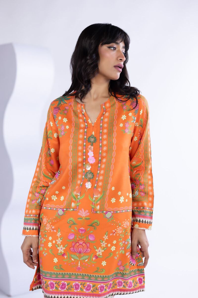 Printed | Thai Silk | Kurta | USD 45.00