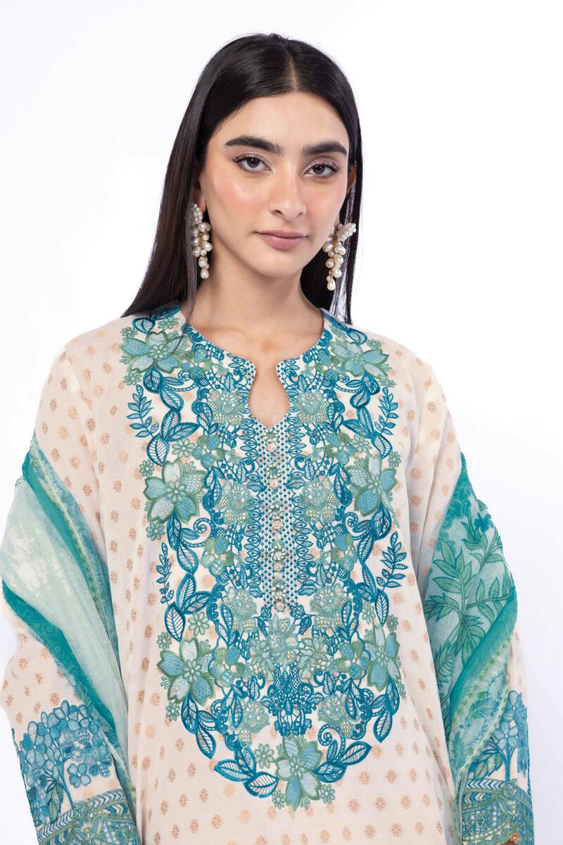 Embroidered | Jacquard | Tailored 3 Piece | USD 85.00