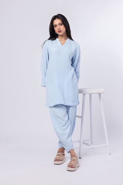 Dyed | Cheese Cloth | Pants | USD 25.00