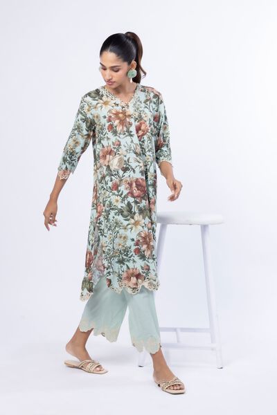 Embroidered | Cambric | Pants | USD 5.10