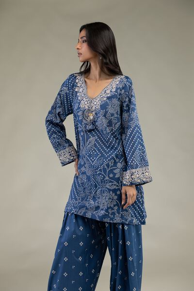 Embroidered | Cambric | Floral Cambric 2-Piece | USD 55.00