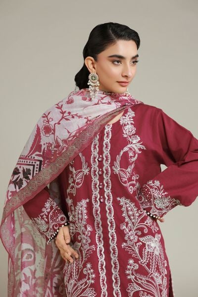 Embroidered | Cambric | Tailored 3 Piece | USD 75.00