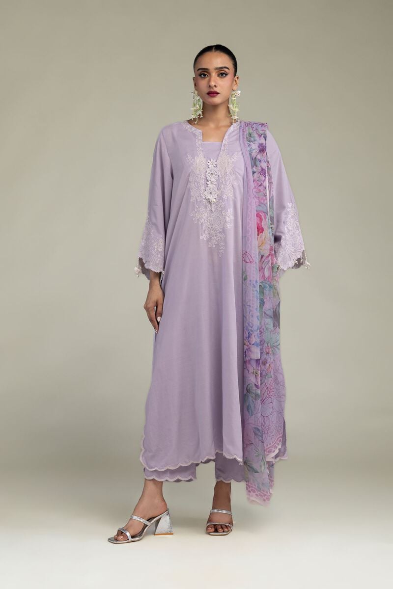 Embroidered | Chiffon | Chiffon Floral Dupatta | USD 30.00