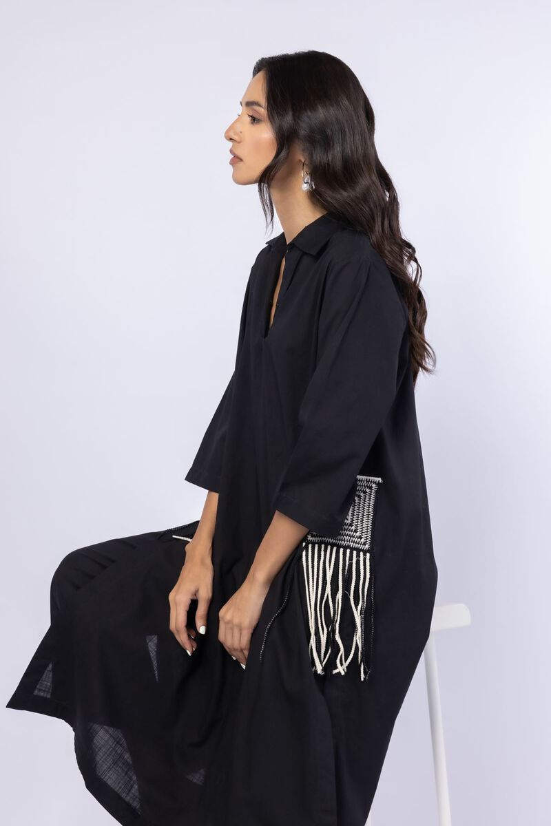 Embroidered | Crosshatch Poplin | Kurta | USD 17.50