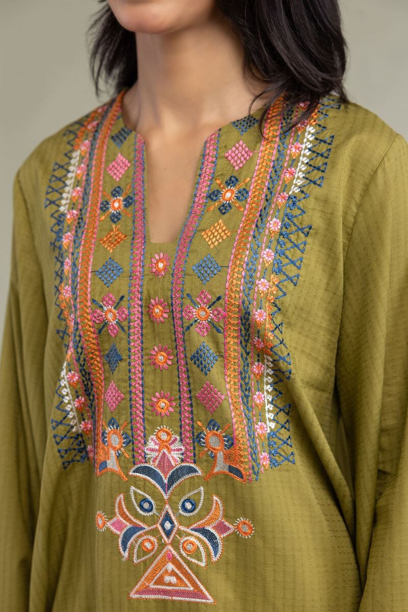 Embroidered | Cotton Dobby | Cotton Dobby Kurta | USD 40.00