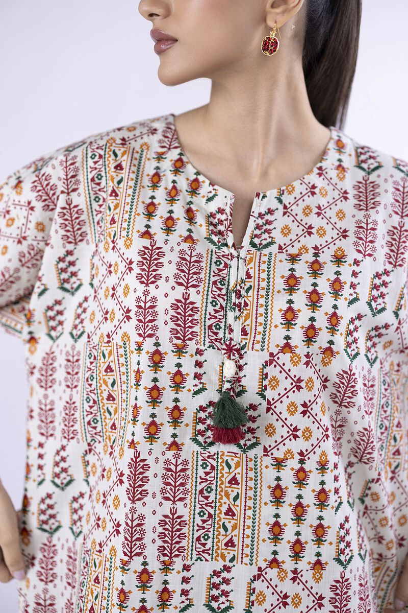 Printed | Crosshatch Poplin | Kurta | USD 12.50