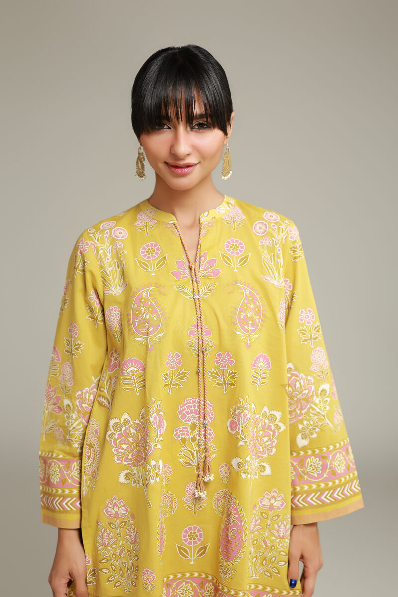 Printed | Cambric | Cambric Drawstring Kurta | USD 35.00