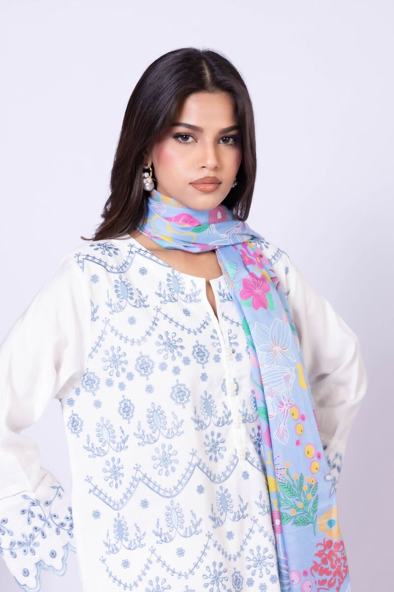 Printed | Mesuri Jacquard | Dupatta | USD 10.00